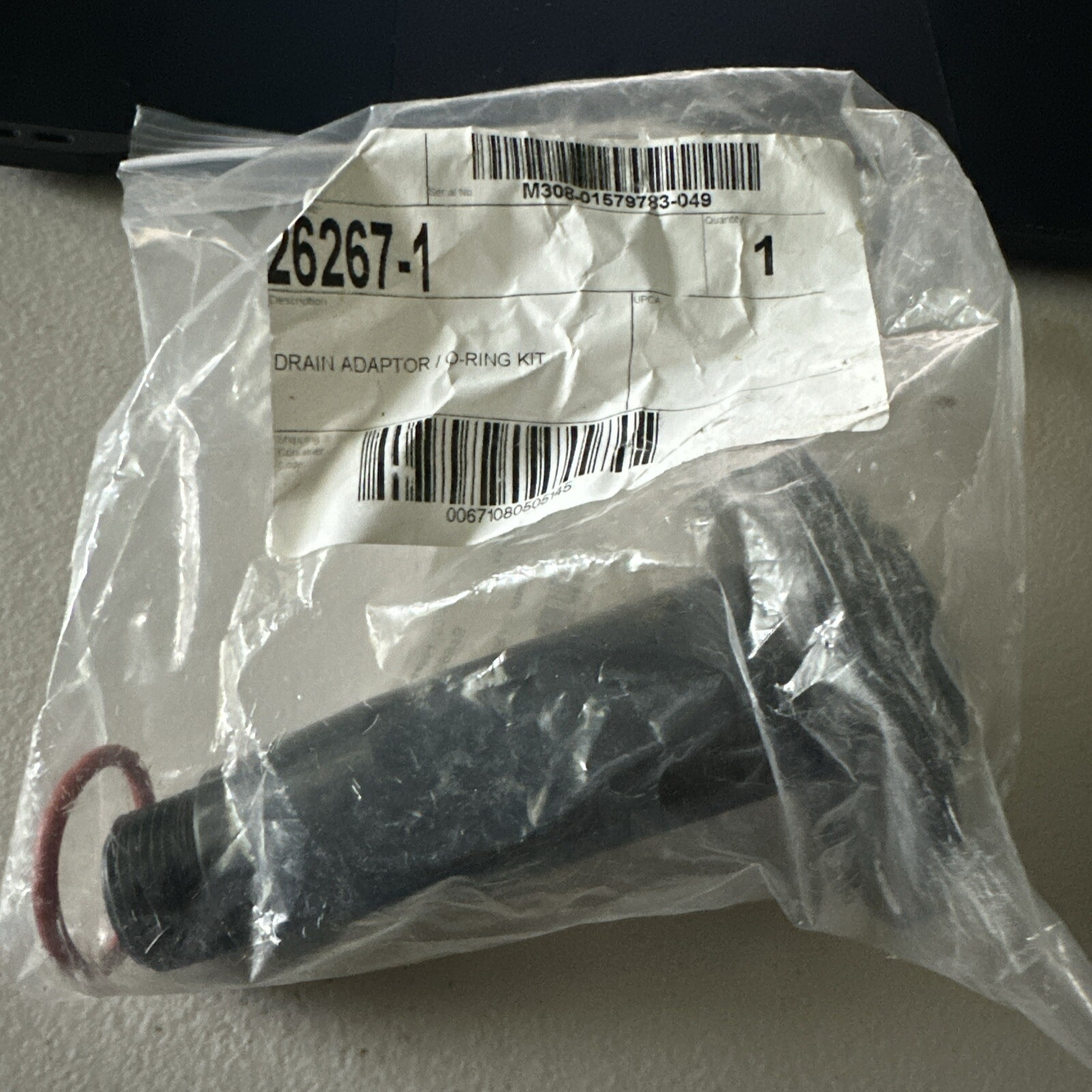 26267-1 Vollrath Drain Adaptor / O-Ring Kit Genuine OEM VOL26267-1