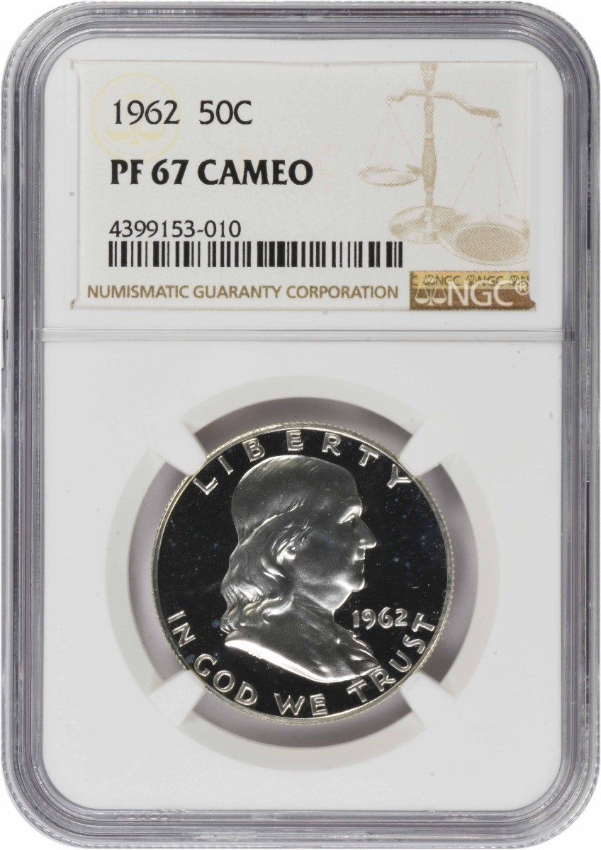 1962 Franklin Silver Half Dollar PR67CAM NGC