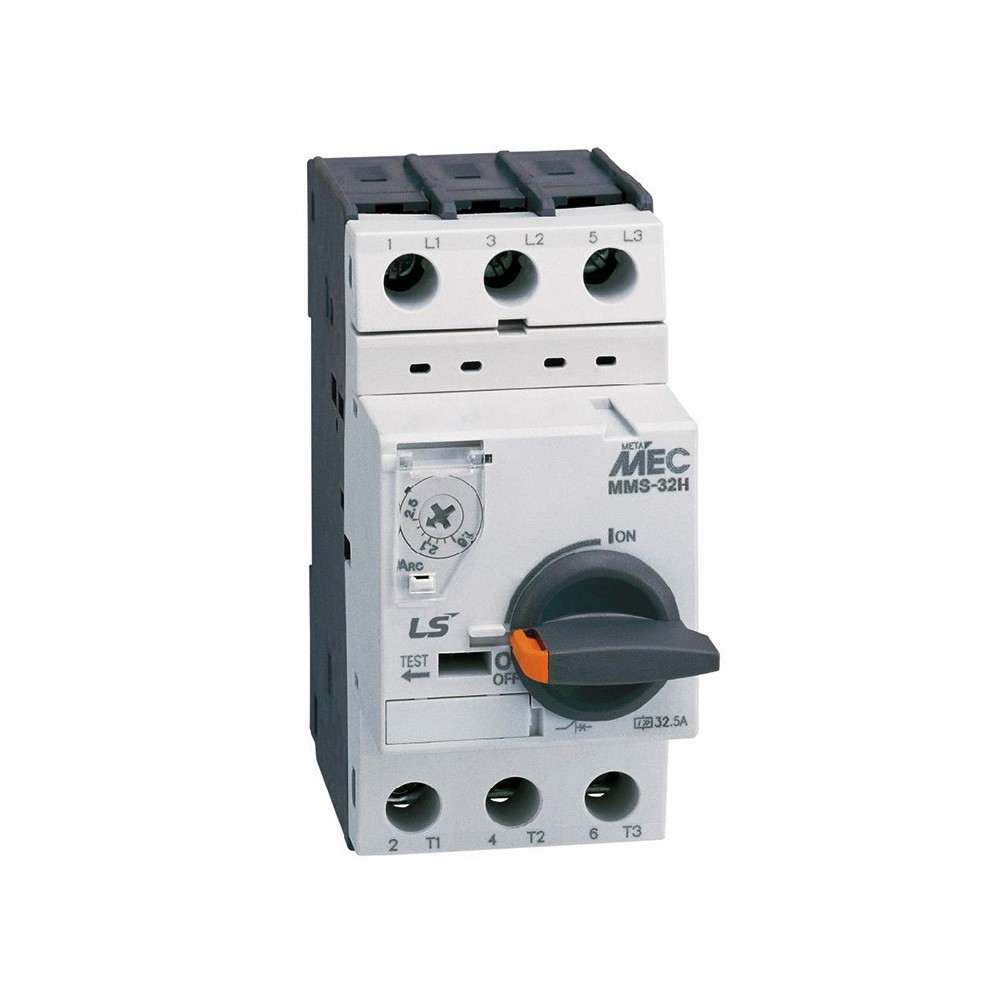 Altech MMS-32H-0.4A - Manual Motor Starter 3-Pole UL508 0.25A-0.4A 600VAC IP20