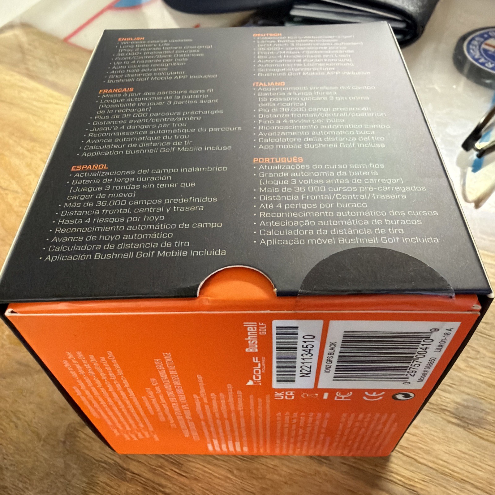 Bushnell Golf Ion 2 Watch Blue GPS/Range Finder