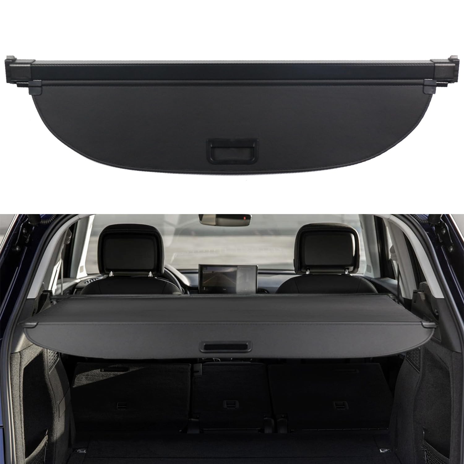 Cargo Cover for Audi Q5 SQ5 2018-2024 Black Rear Trunk Shade Accessory