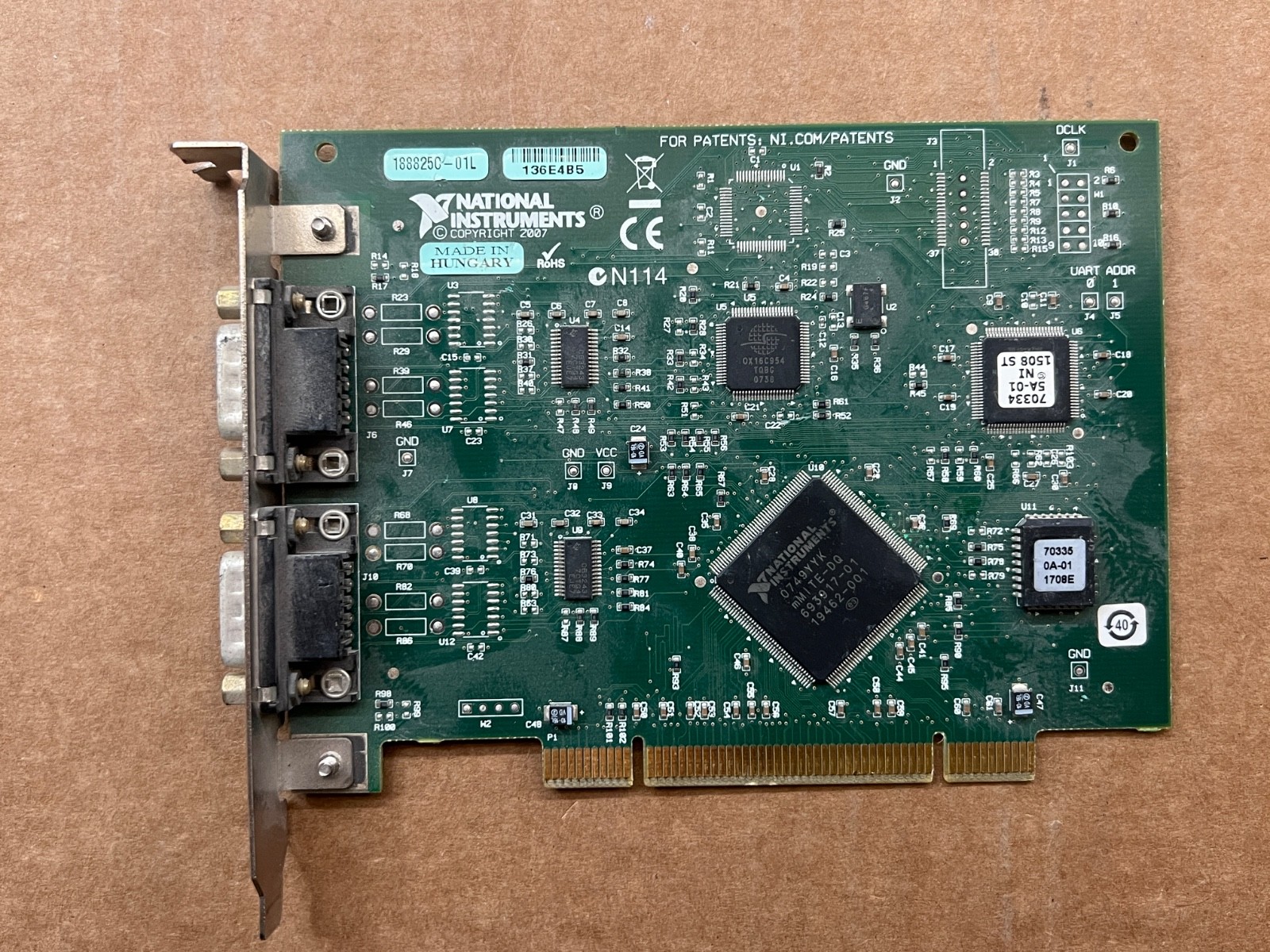 National Instruments 188825C-01L 778978-01 Serial Interface Device