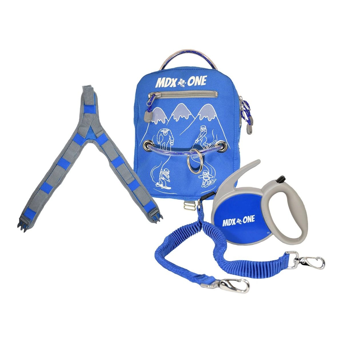 MDXONE Snowboard/Ski Kids The One Harness Backpack Retractable Leash Trainer