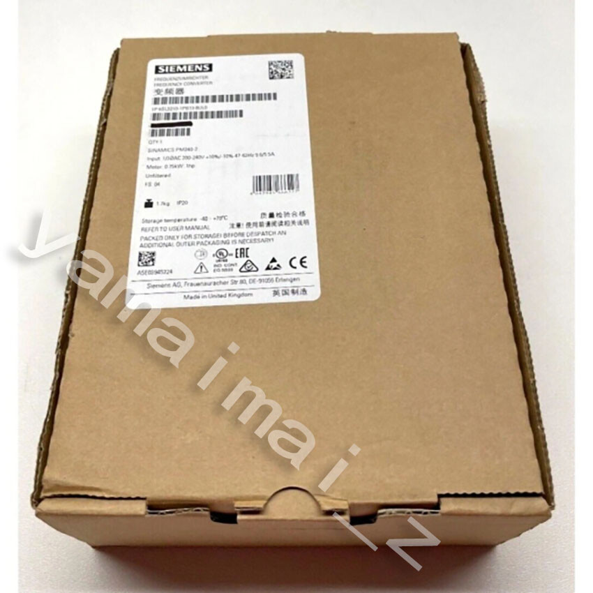 New Siemens 6SL3210-1PB13-8UL0 Frequency Converter 0.75KW Fast Ship US Free TAX