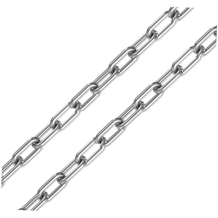 Stainless Steel Link Chain, 304 Stainless Steel Link Proof Coil 5/64in-6.5ft