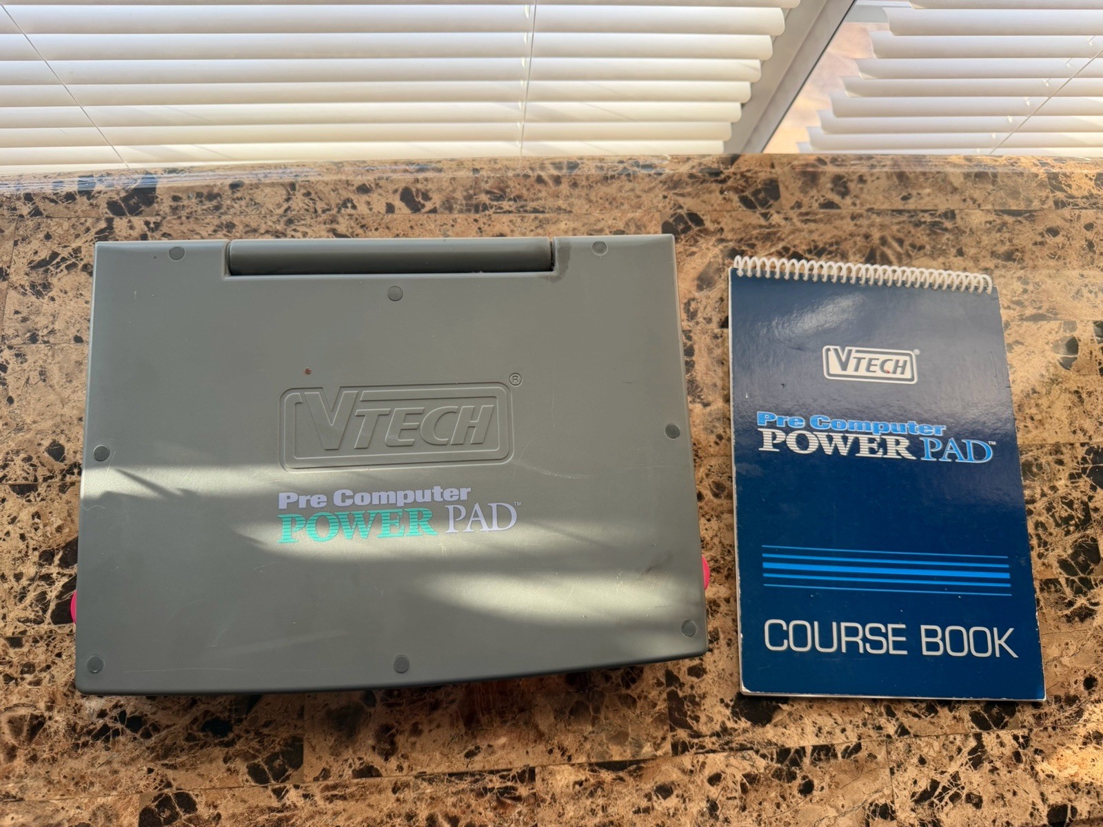 Vtech Pre Computer Power Pad Vintage Educational Laptop + Manual TESTED
