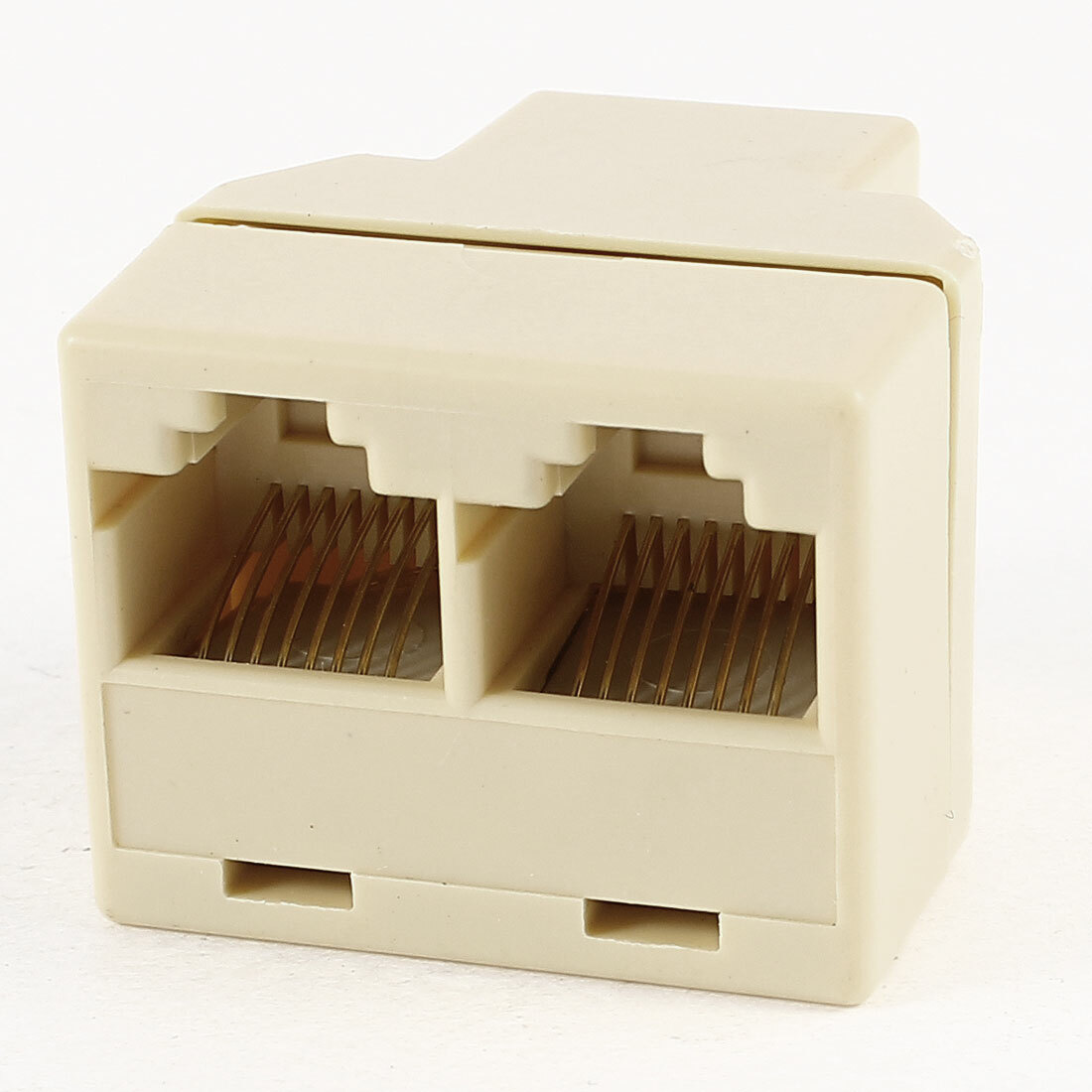 RJ45 8P8C Female to 2 Female 2 Way Adapter Splitter for Telephone