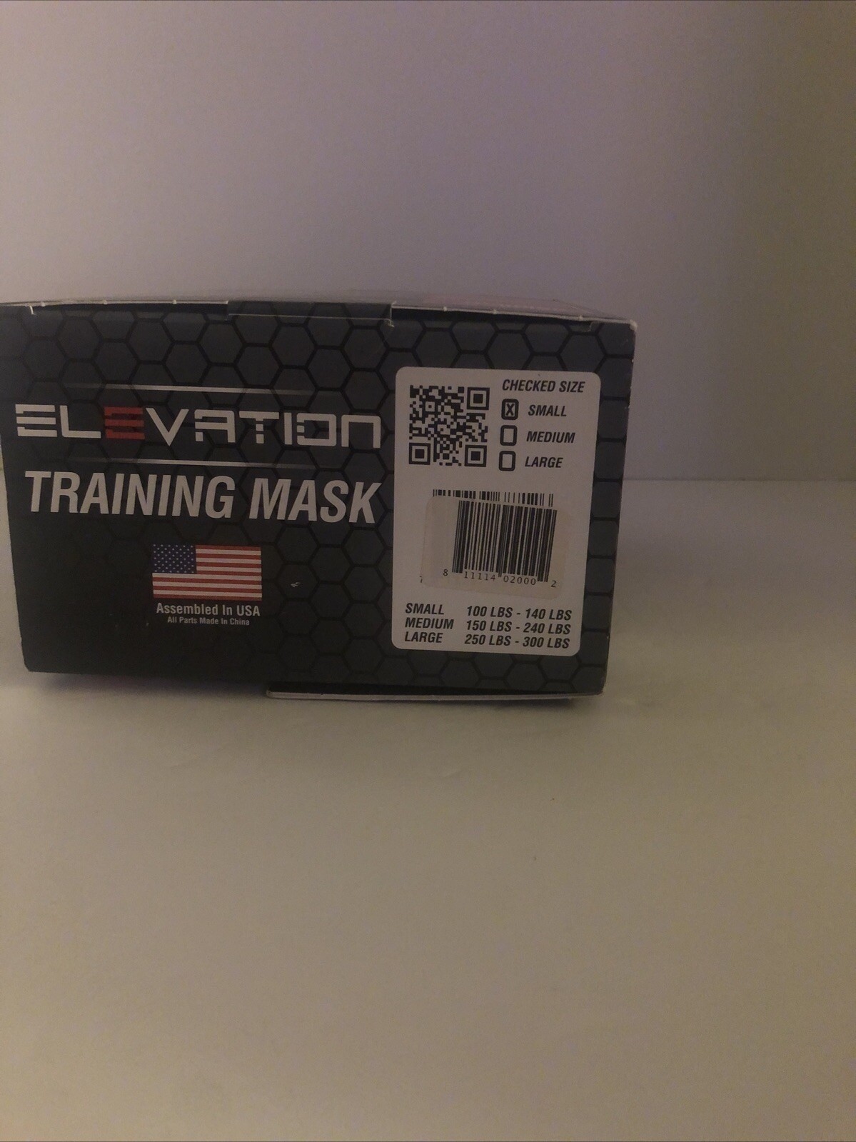 BRAND NEW Elevation Training Mask SIZE SMALL