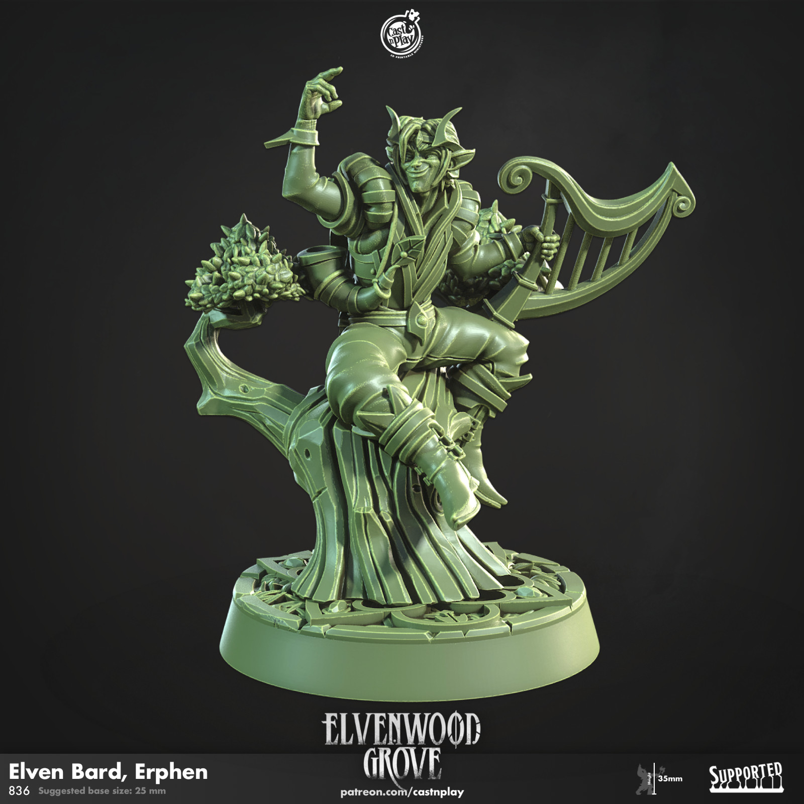 Elf Bard Erphen | CastnPlay |