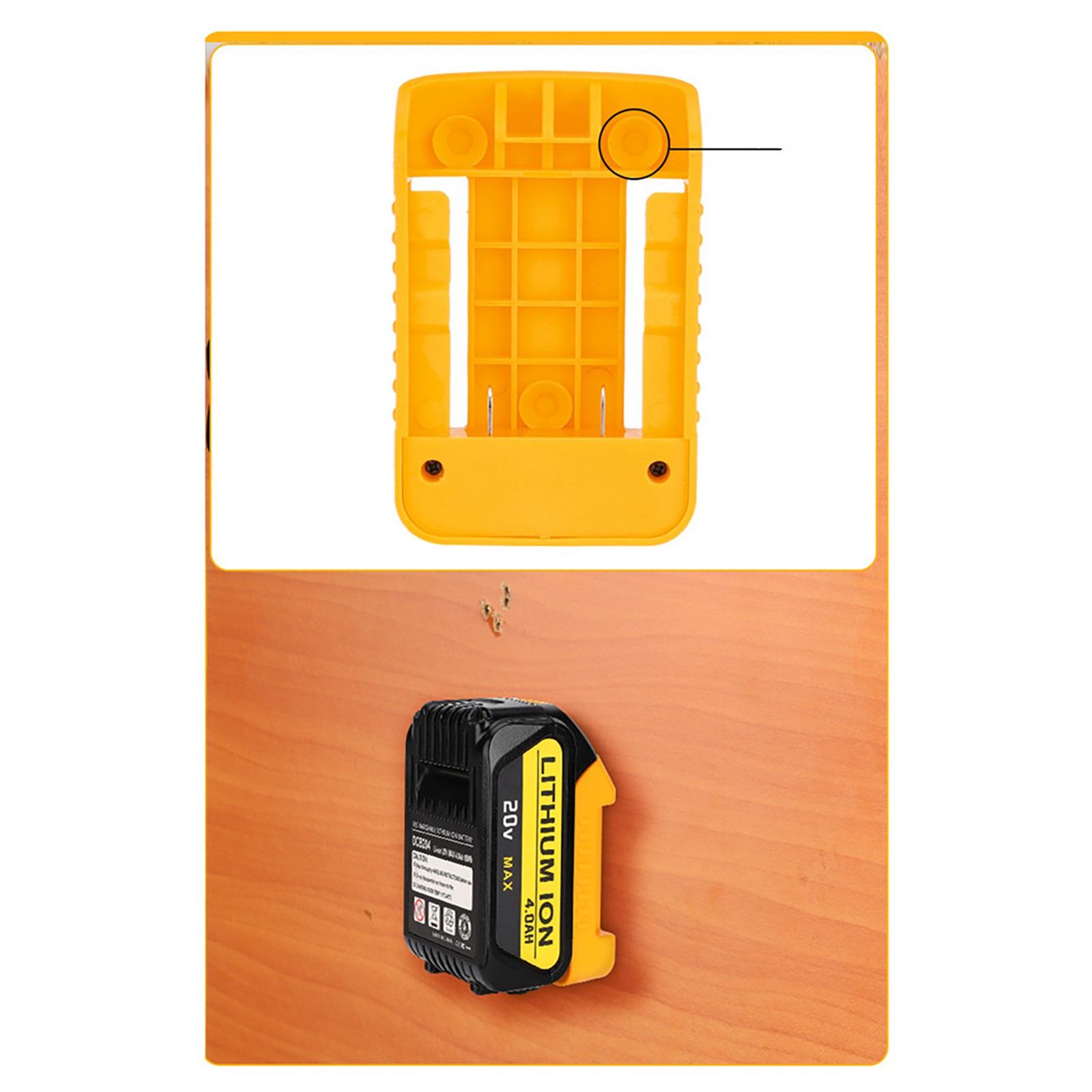 USB Type-C Battery Adapter For Dewalt 20V DCB201 DCB203 DCB204 DCB206 DCB207
