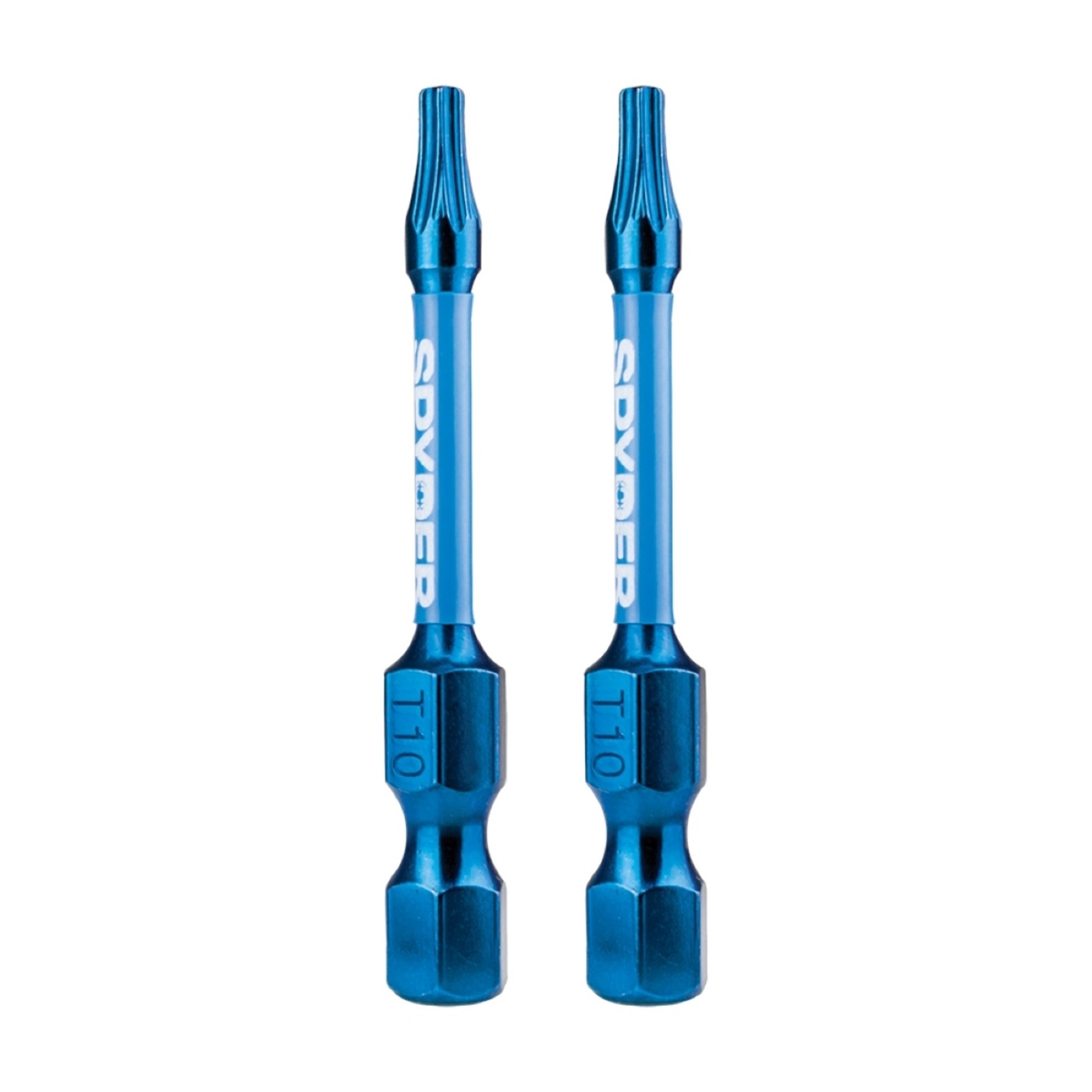 Spyder 2-Inch T10 Impact Driver Bit (20-Pack), 19051-CASE-10