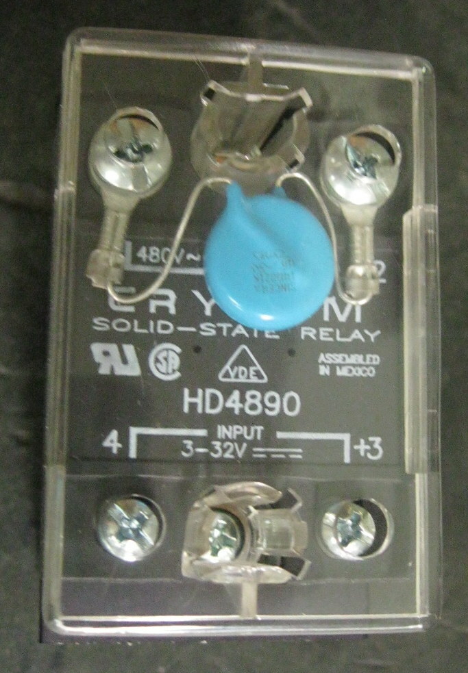 Crydom HD4890 Solid-State Relay W/ Heat Sink