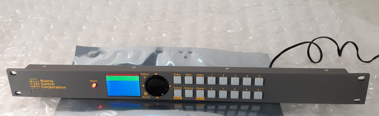Matrix Switch MSC-GCP1U16 1RU C-Panel Combines Color Quarter VGA Display NO AC