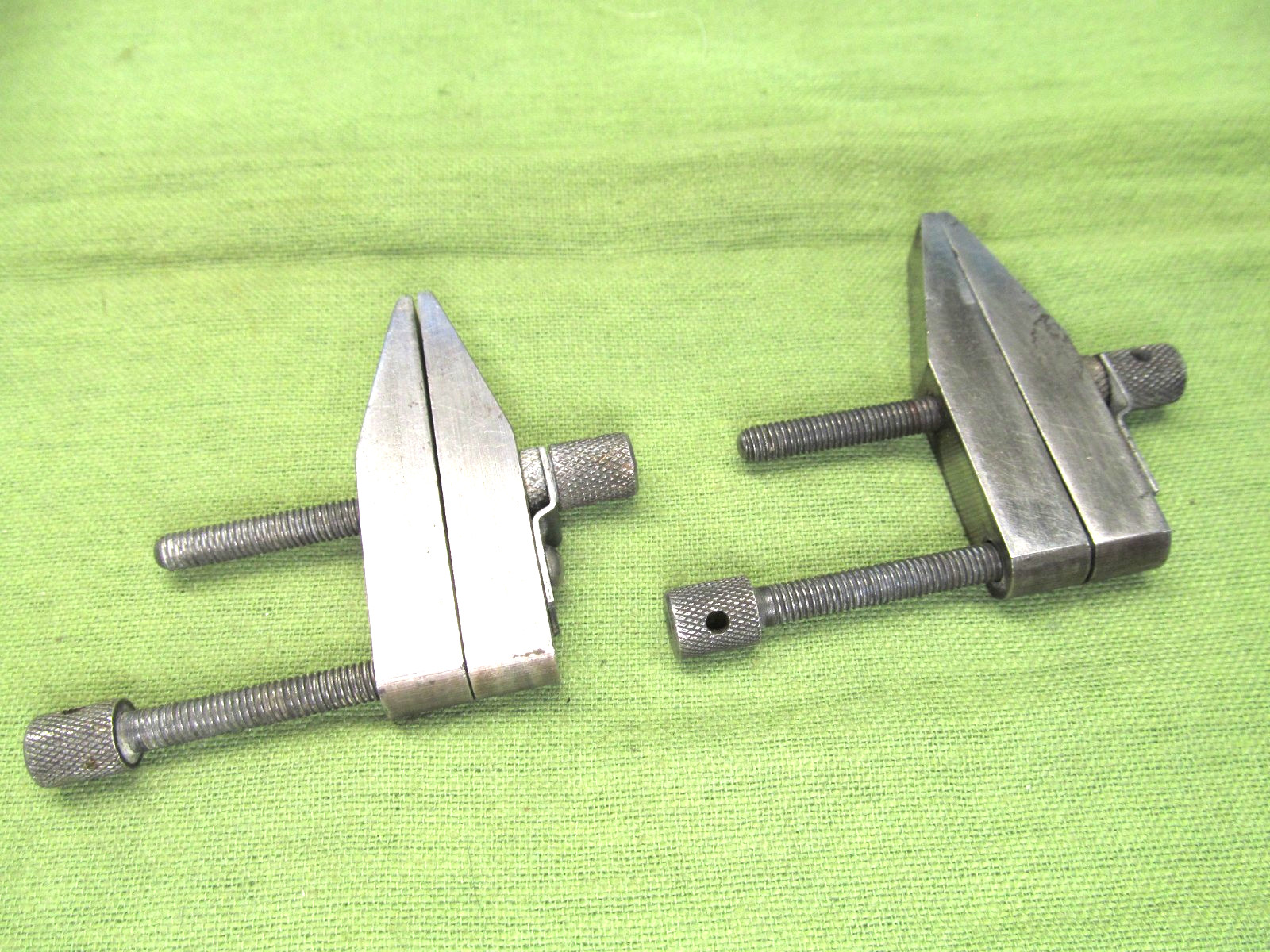 Pair of Vintage Machinists Parallel Clamps - 2" Jaws w/1" Opening Capacity
