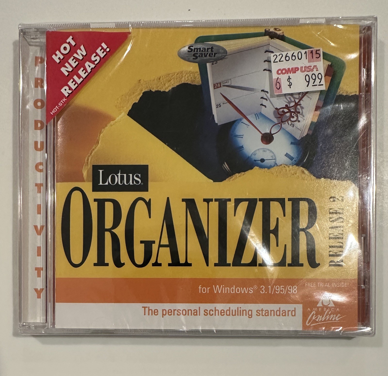 Lotus Organizer Release 2 Software Personal Scheduling for Windows Vintage 1998