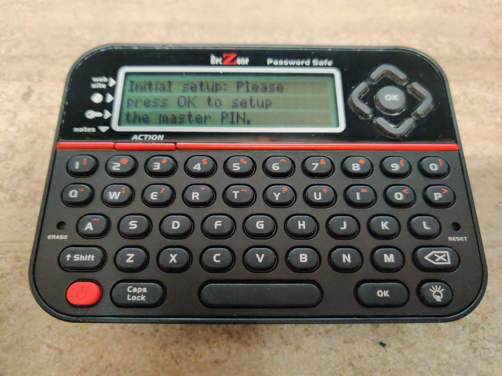 Vintage 2010s Tech — RecZone Password Safe Model 595 — WORKING