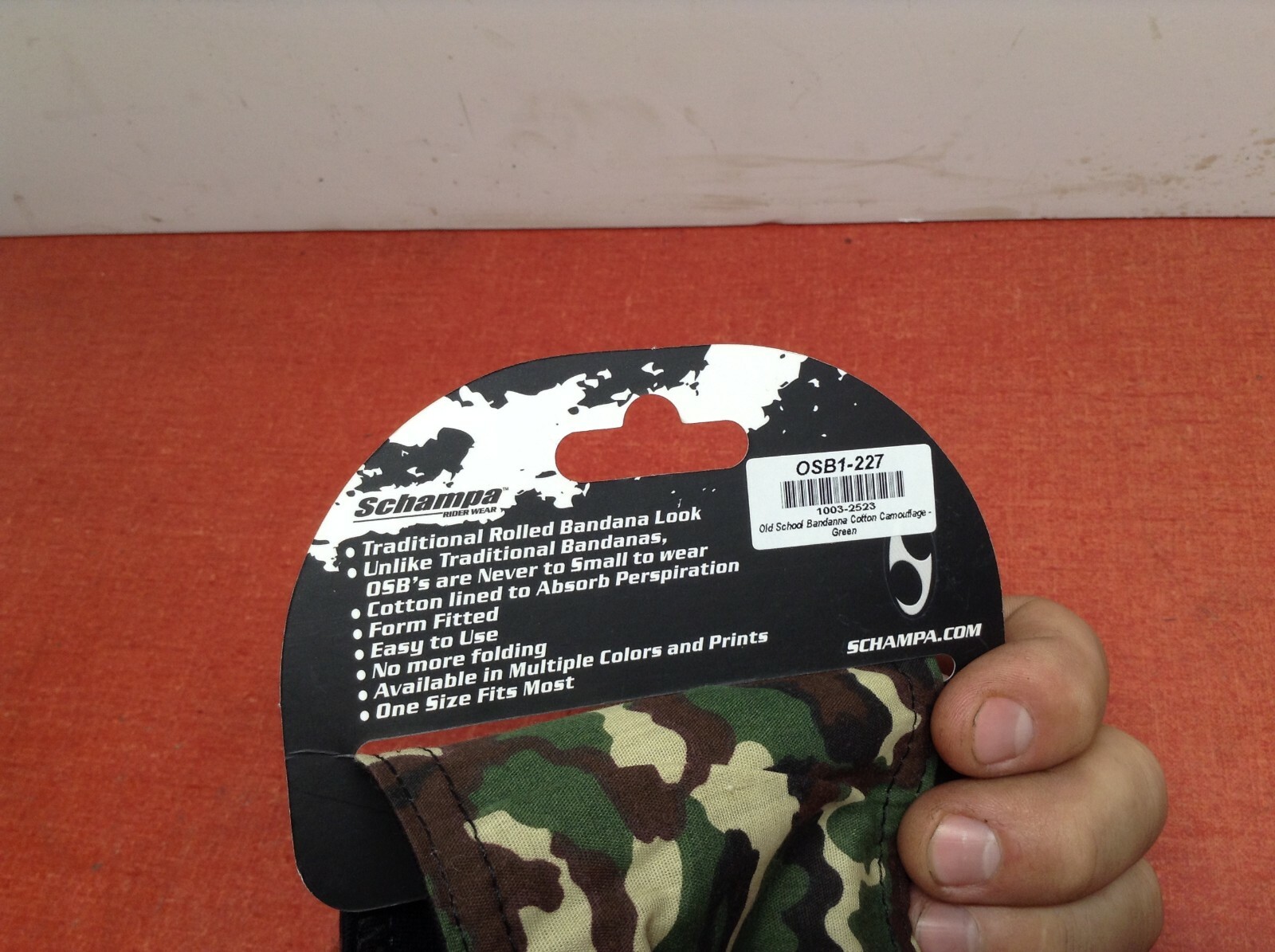 SCHAMPA OLD SCHOOL BANDANA CAMO