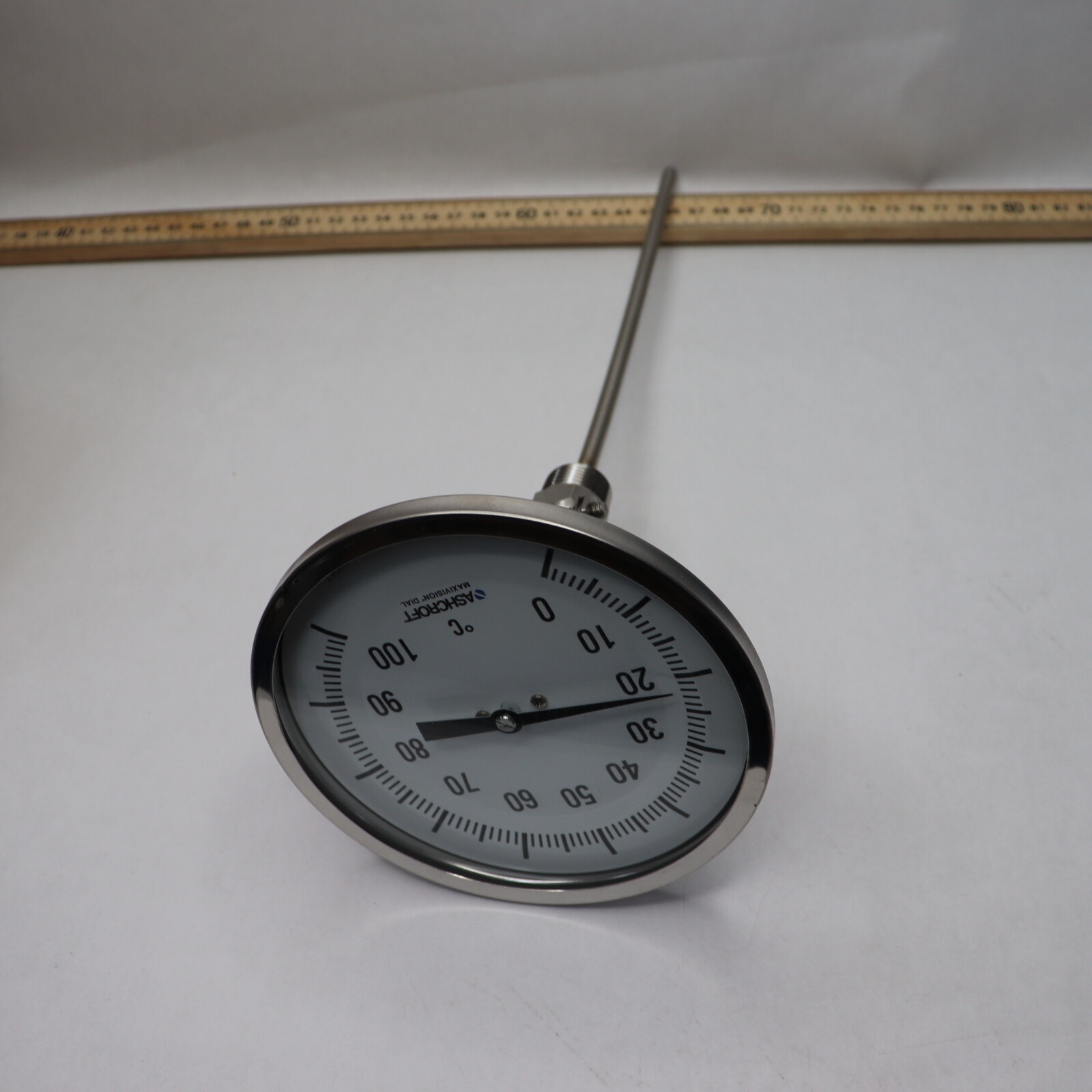 Ashcroft Dial Thermometer Bi-Metallic 4" Stem J/20