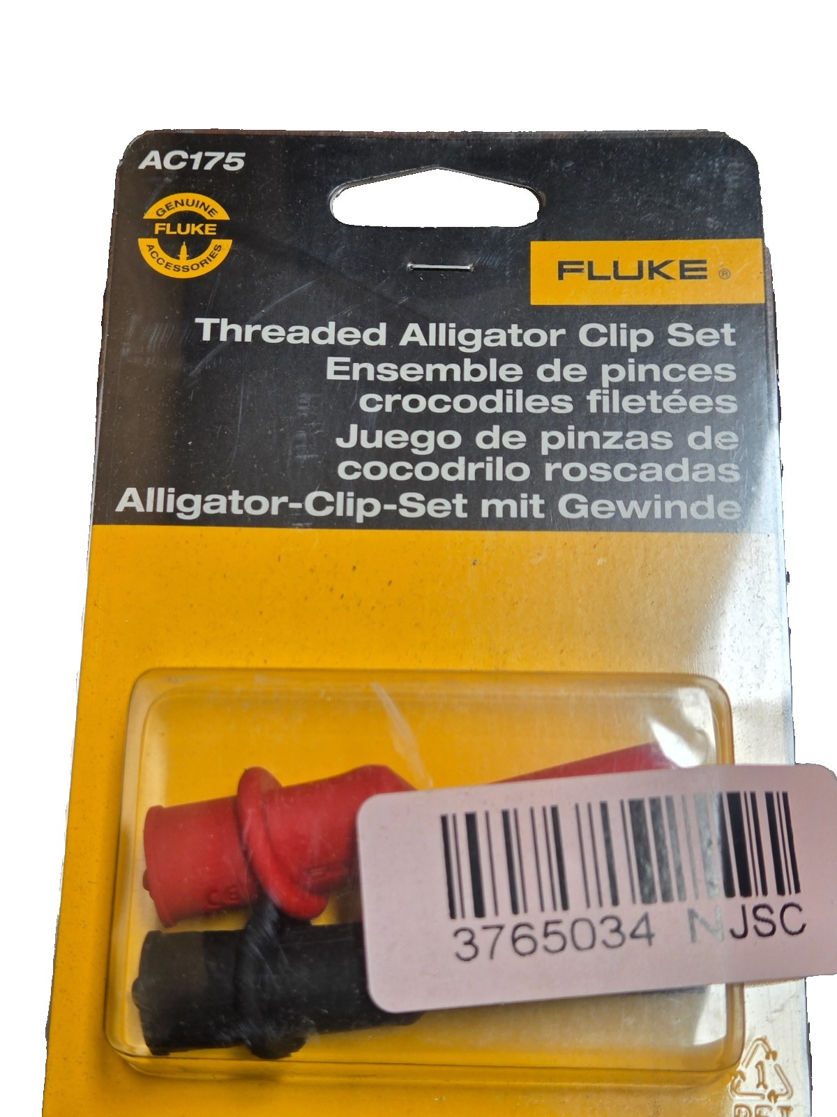 NEW Original Fluke AC175 Insulated Alligator Clip Flexible Boots for Test Leads