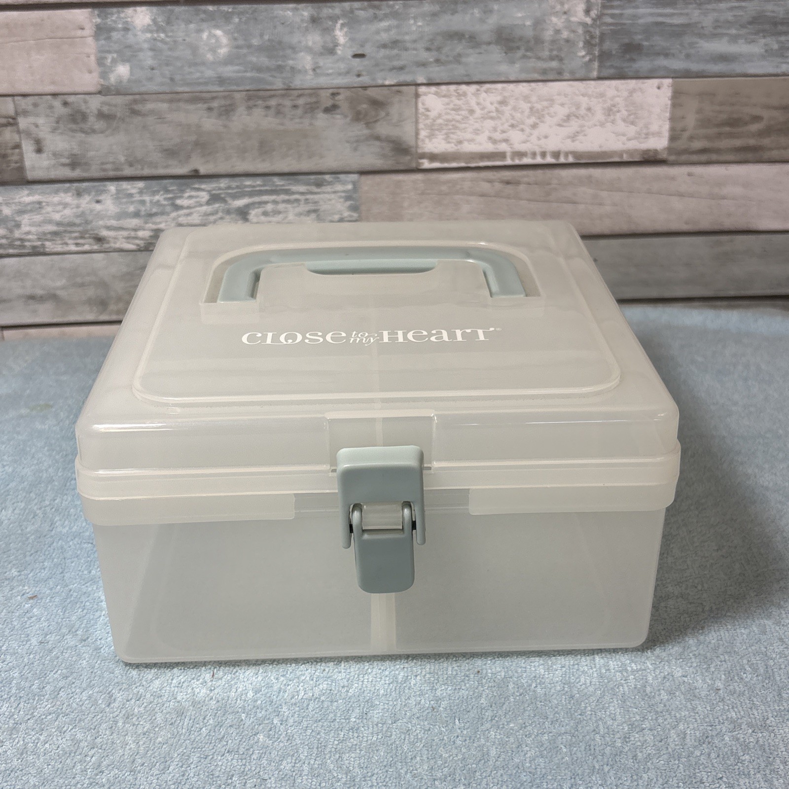 CTMH Close To My Heart Stamp Storage Container With Handle For PETITES