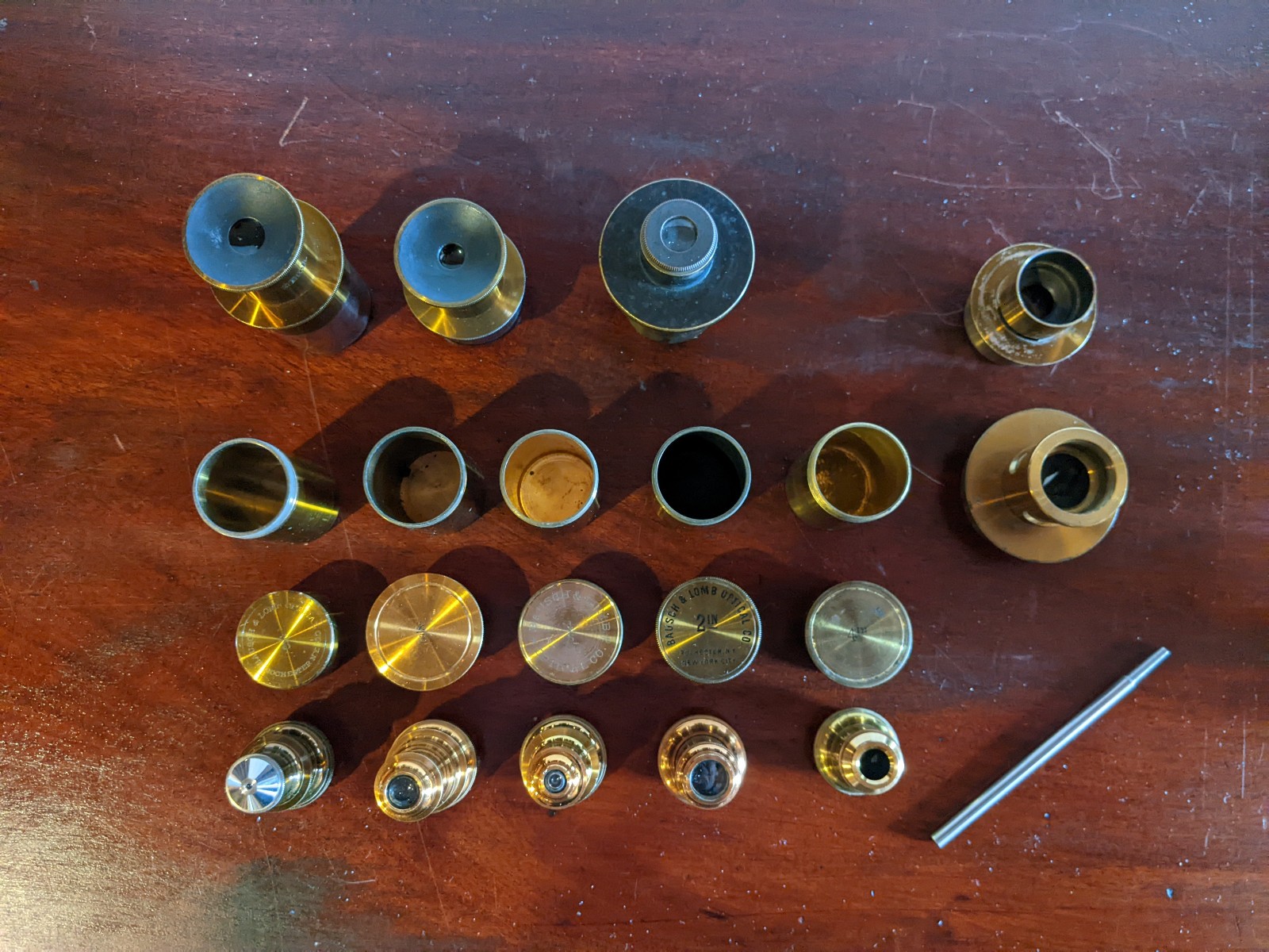 Antique Bausch & Lomb microscope, c. 1894