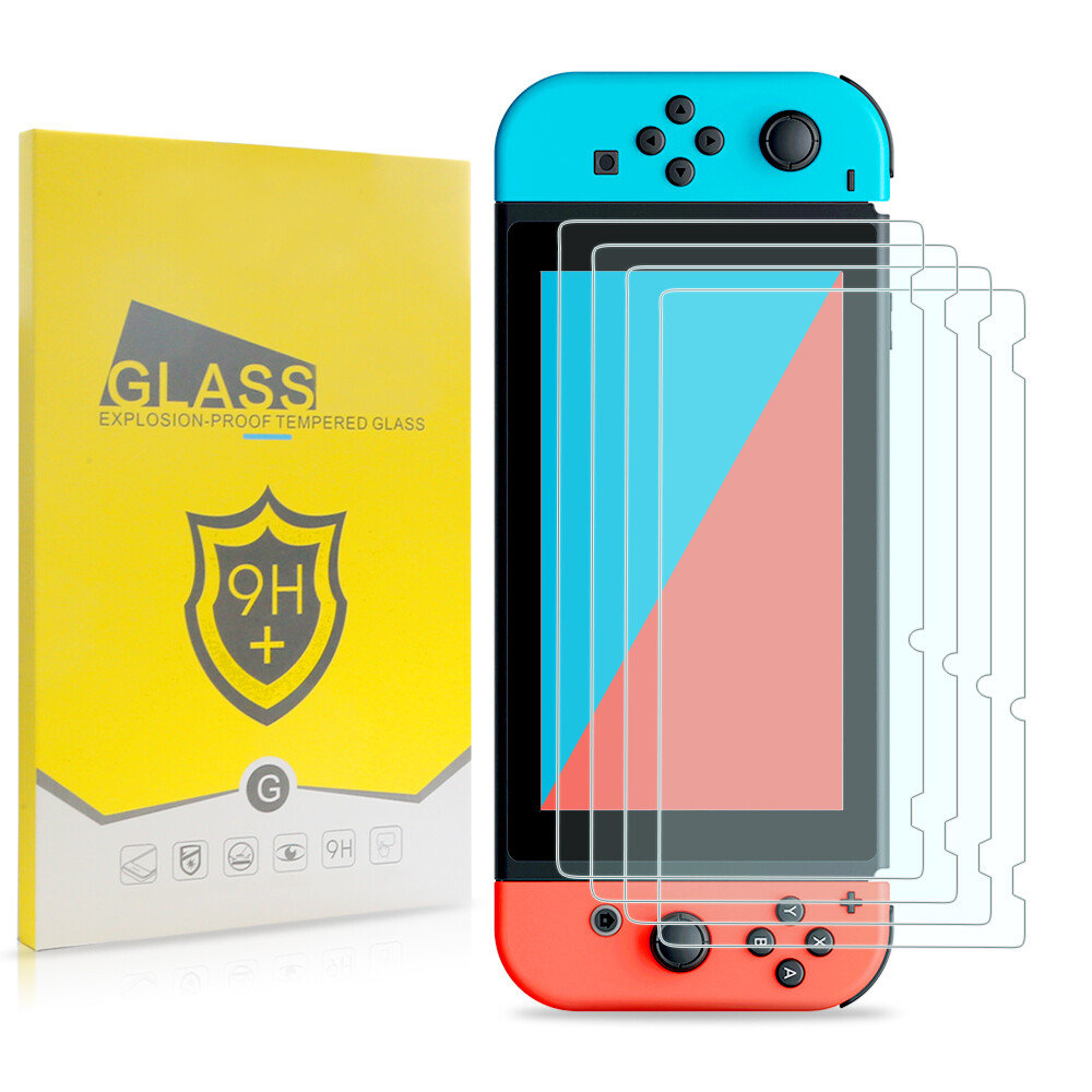 4 PCS Nintendo Switch / Lite Premium HD Tempered Glass Screen Protector Guard