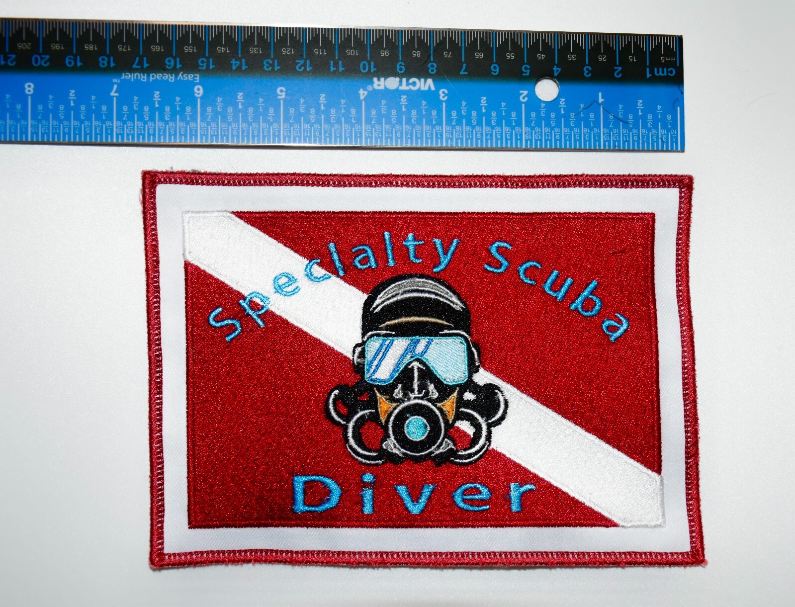 Specialy Scuba Diver 6 1/2 inch Embroidered Patch