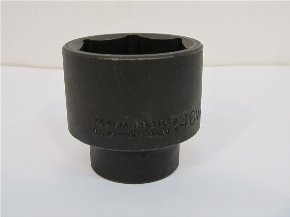 Proto J7446M, 46mm Standard Impact Socket, 1/2" Drive, 6 Point