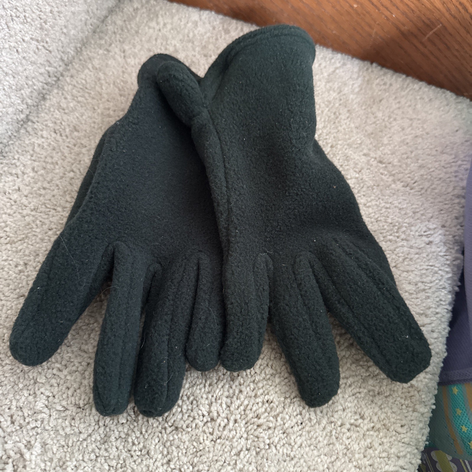 Gap Vintage  Mens Large 90’s Fleece Gloves Green New Old Stock