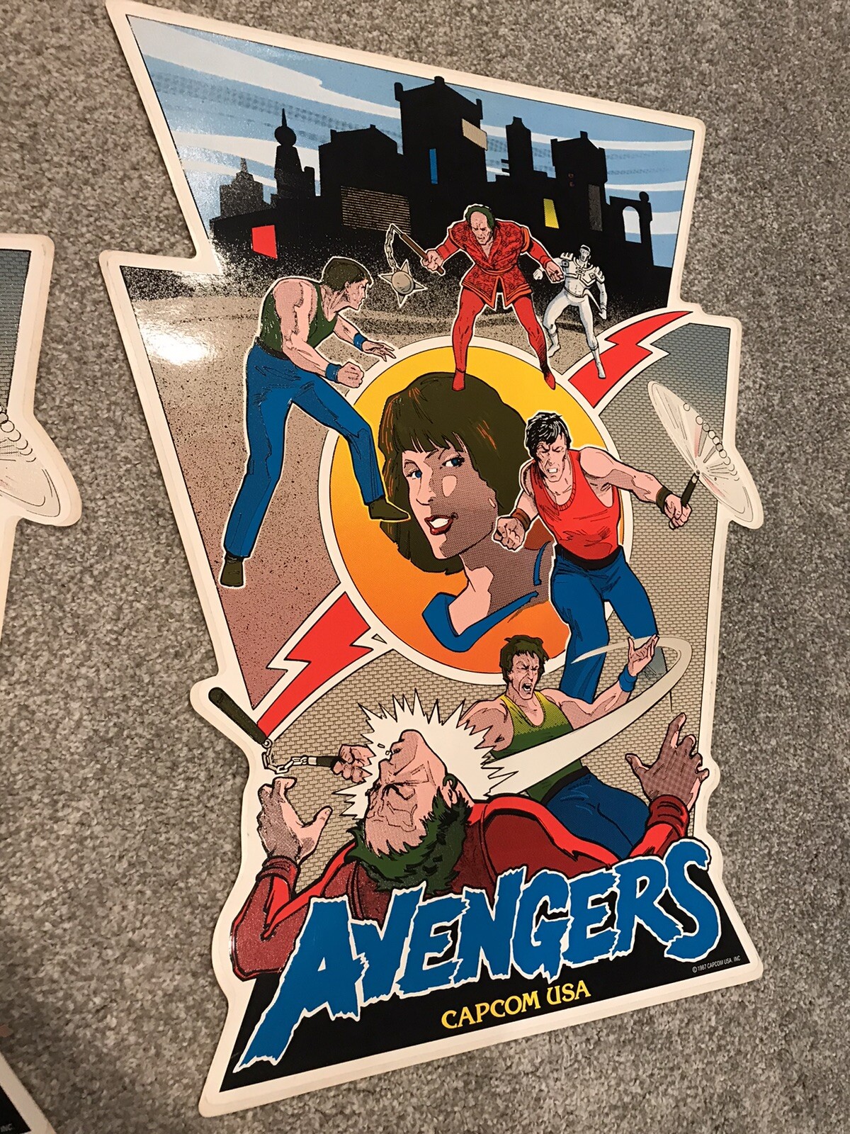 Avengers By Capcom Side Art NOS Never Used