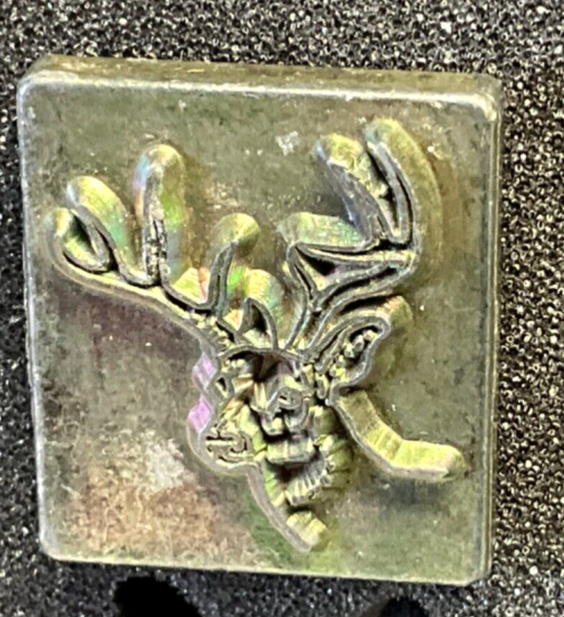 RARE  MIDAS LEATHER STAMP TOOL 8201 BUCK DEER HEAD