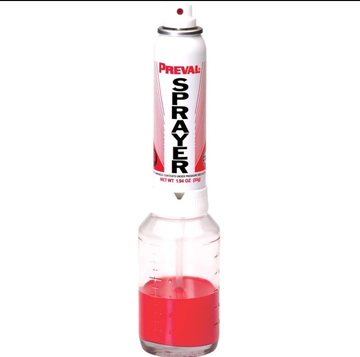 Preval SPRAYER SYSTEM 60psi Fluid Control Paint Metal Steam Any Surface 0267 NEW