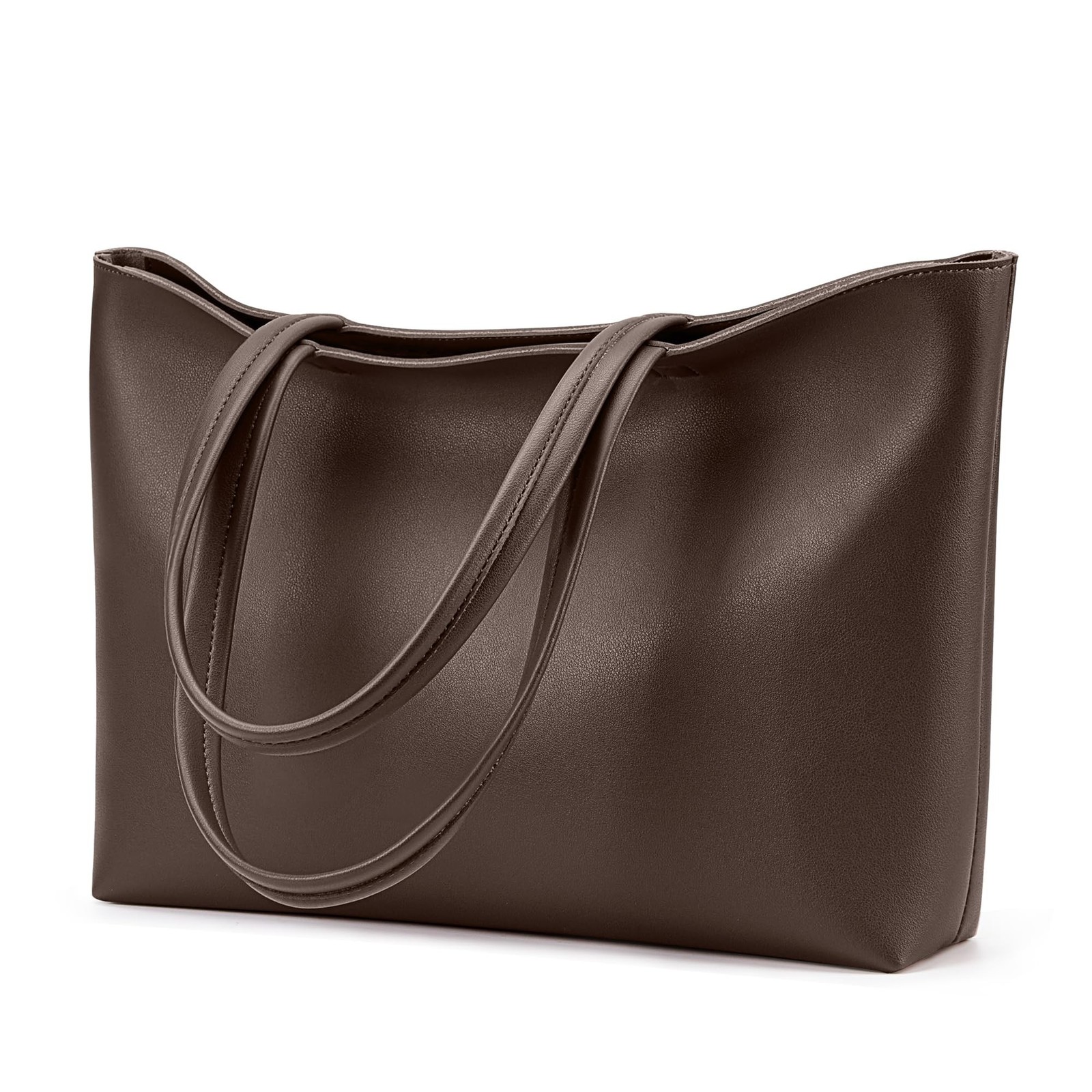 KALIDI Tote Bag Zipper Shoulder Bag Faux Leather Purses Satchel for Women Cas...
