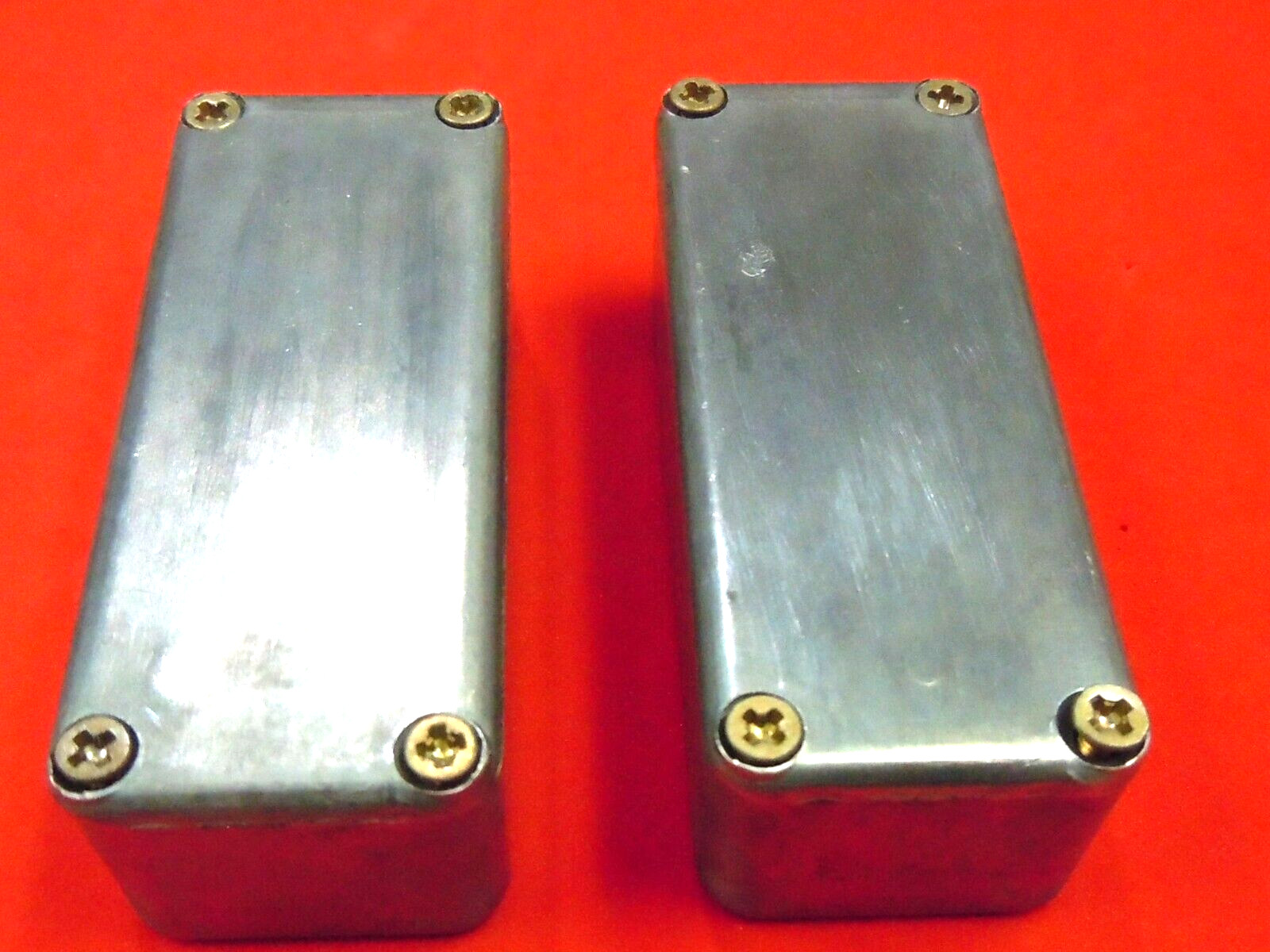 Bud CU-123 Econobox Shielded Enclosures (3-5/8"L x 1.5"W x 1.25"H)  Quantity 2