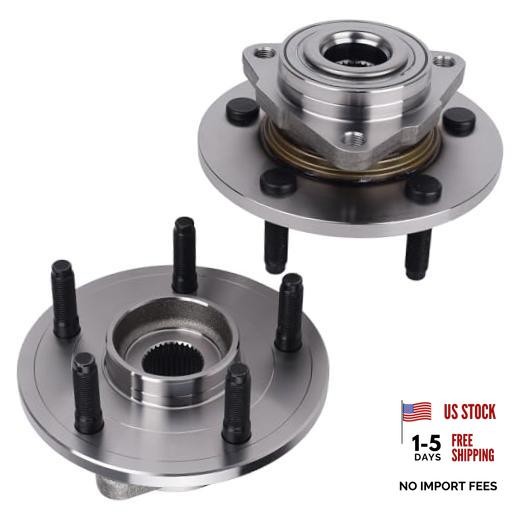 515072 [2-Pack] Front Wheel Bearing and Hub Assembly Compatible with Dodge