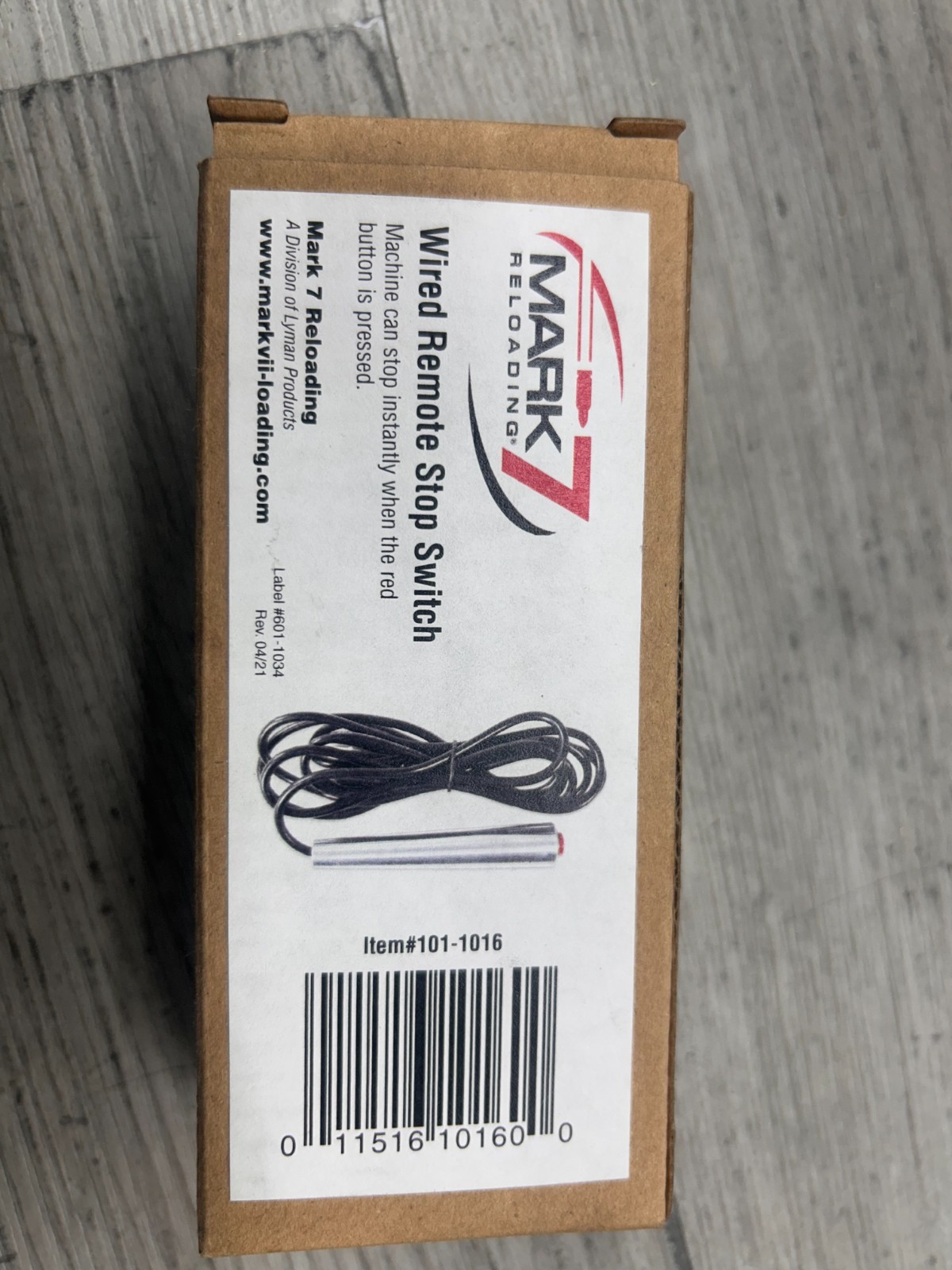 NEW Mark 7 Wired Remote Stop Switch