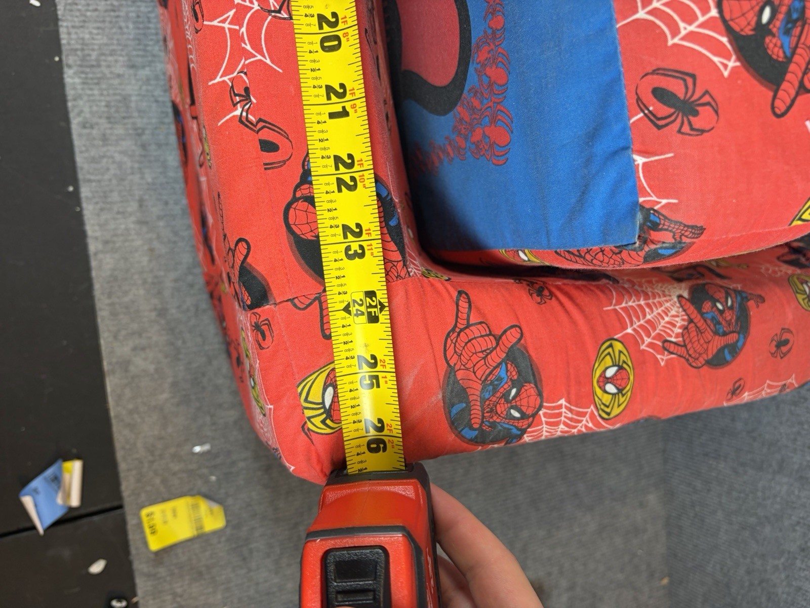 Children Flip-Out Sofa Couch Bed Futon Spider-Man RARE HTF