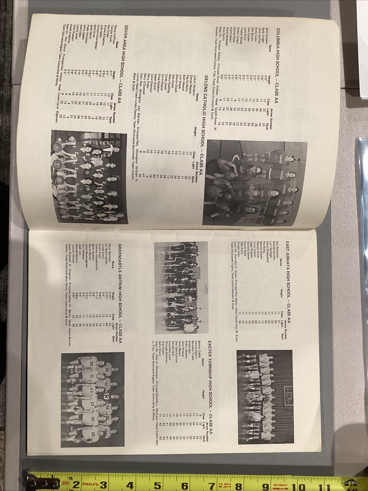1976 Pennsylvania High School Championship Basketball Program
