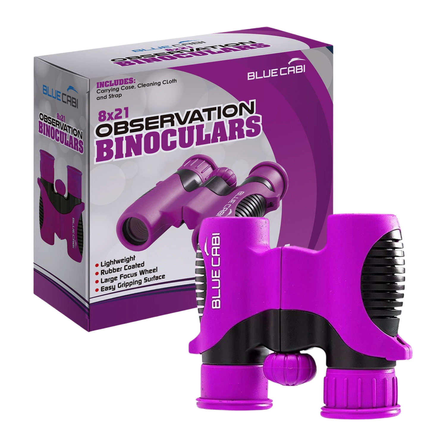 BlueCabi 8x21 Kids Binoculars – Compact, Durable and Lightweight