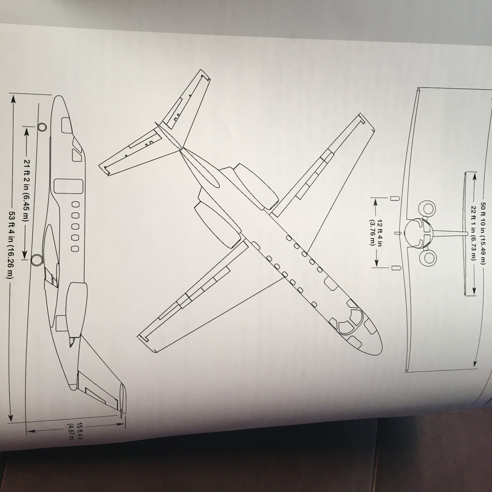 Original Cessna Citation CJ4 Specification & Description Brochure, 27page