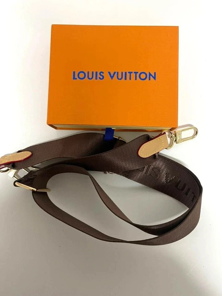 Louis Vuitton Shoulder Strap Adjustable Crossbody Shoulder Replacement Brown