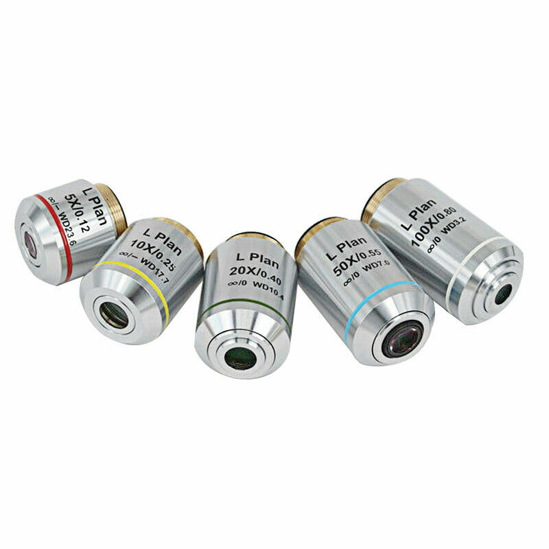 Infinity Long Working Distance Objective Lens for Metallurgical Microscope