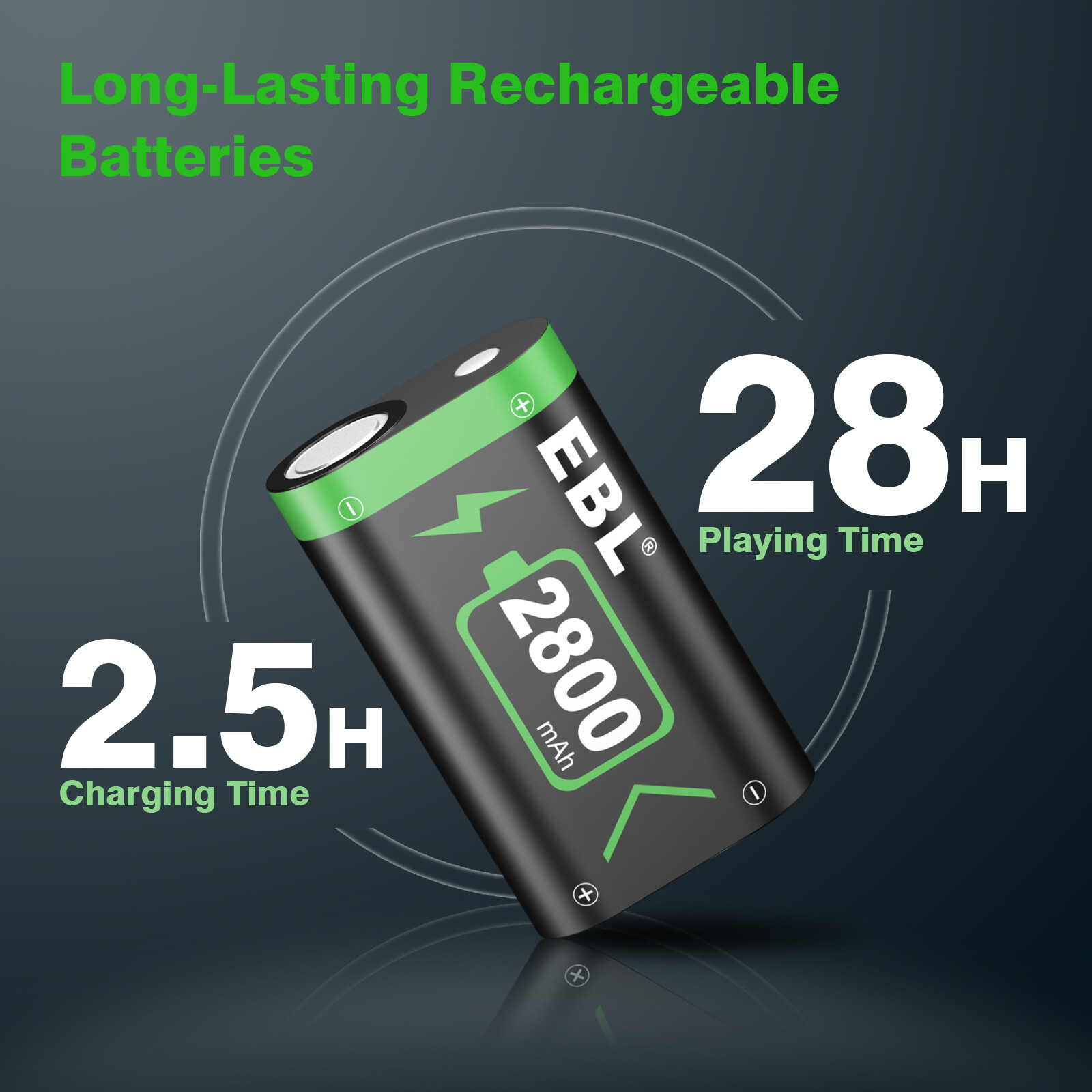 for Xbox One/Xbox Series X|S Controller Rechargeable Battery Lot Pack 2800mAh