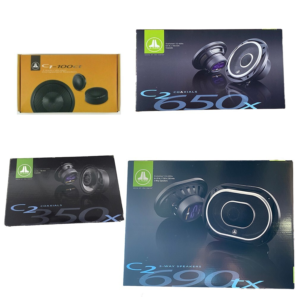 JL Audio C2 Serie Speakers 6x9, 6.5 & 3.5" coaxial | C1 tweeters | One Pair Each
