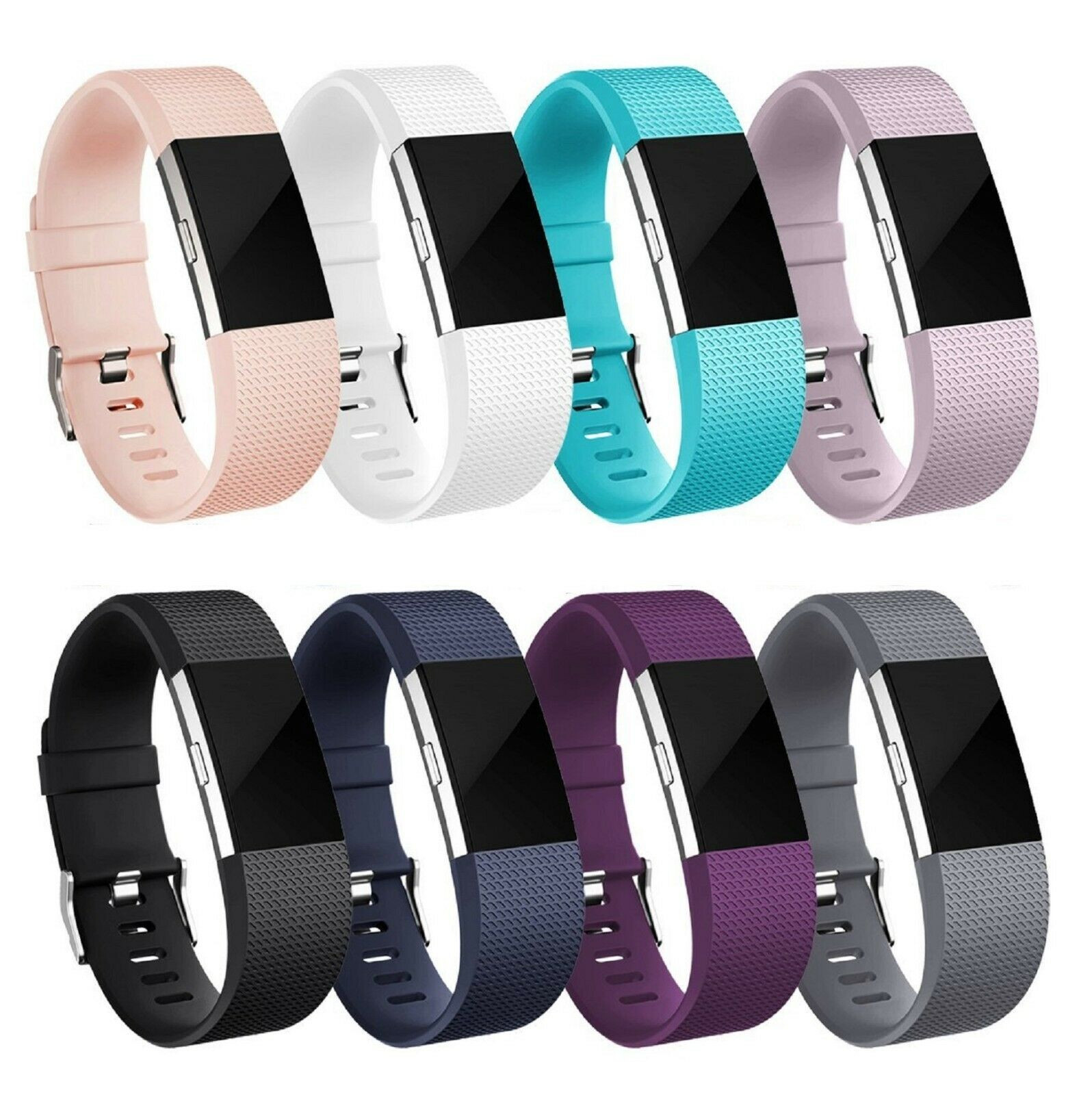 2 PACK   Fitbit Charge 2 Replacement Bracelet Watch Band Heart Rate Fitness