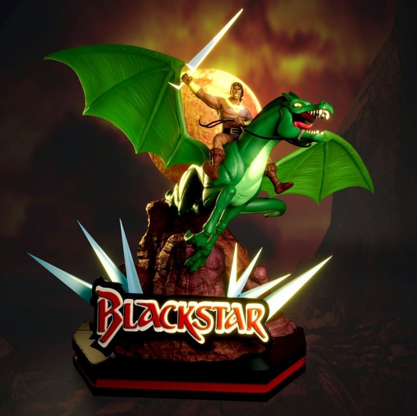 UNPAINTED Blackstar Character Diorama 3d Printed Model Kit UW