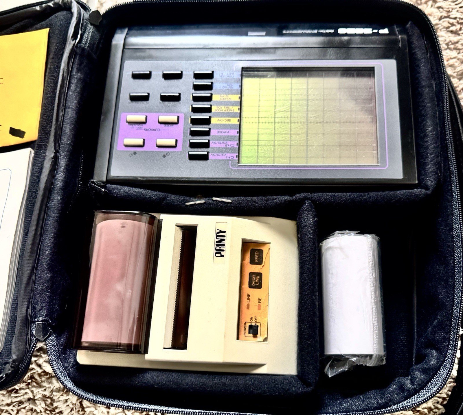 Protek P-3820 Digital Storagescope  w/ Thermal Printer & Accessories