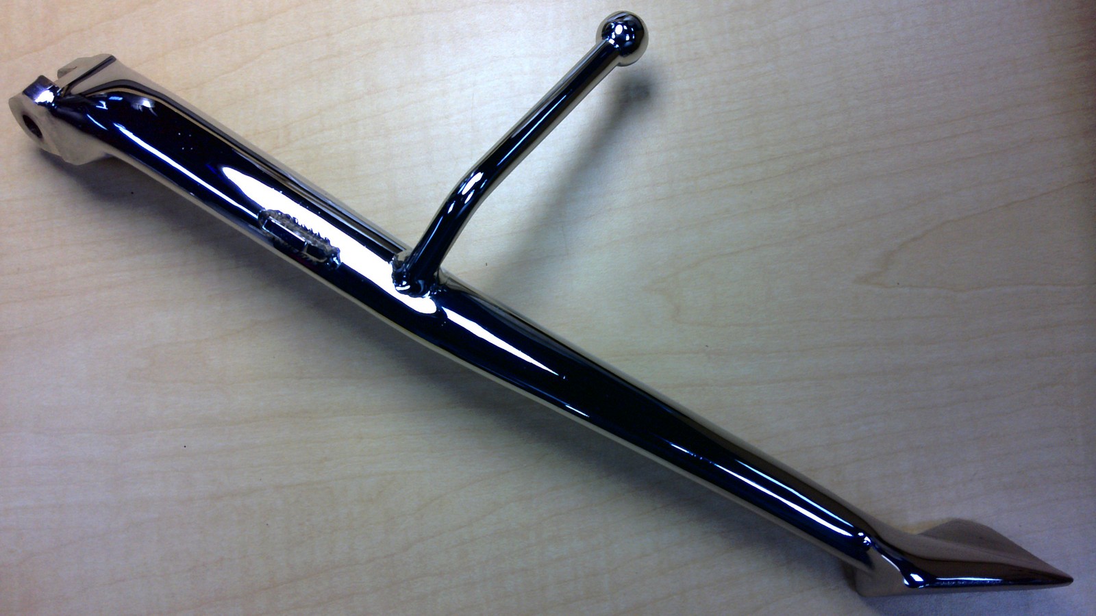 Triumph A9730019 - Genuine OEM Chrome Side Stand Kickstand Assembly