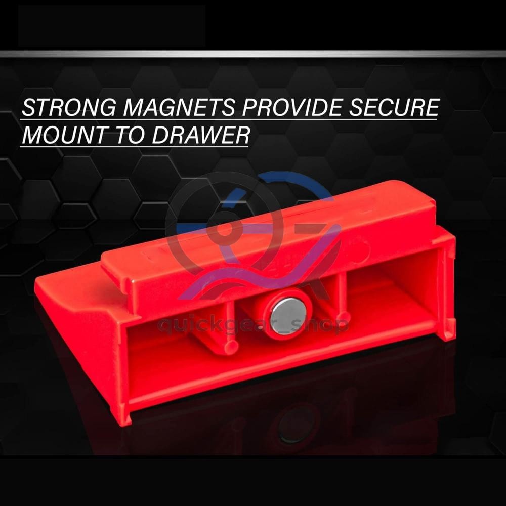 80X Magnetic Modular Wrench Organizer Compact Tool Storage Slots hold Tools SAE