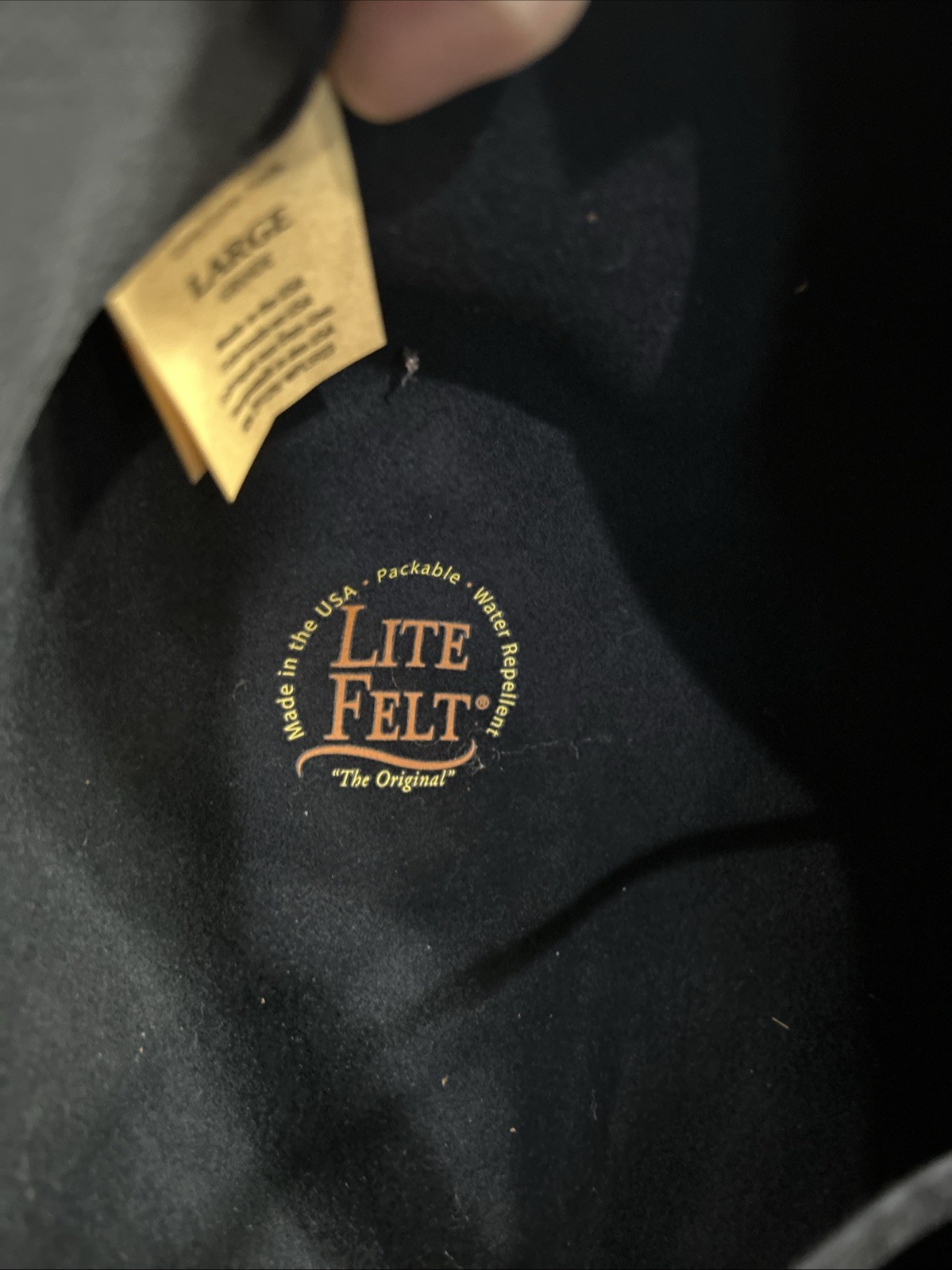 Bailey Skylar Packable Black Water Repel L Hat